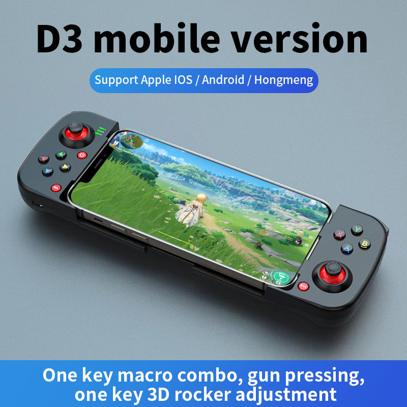 Model D3 Mobile Game Controller – Stretchable Bluetooth Gamepad for iOS & Android