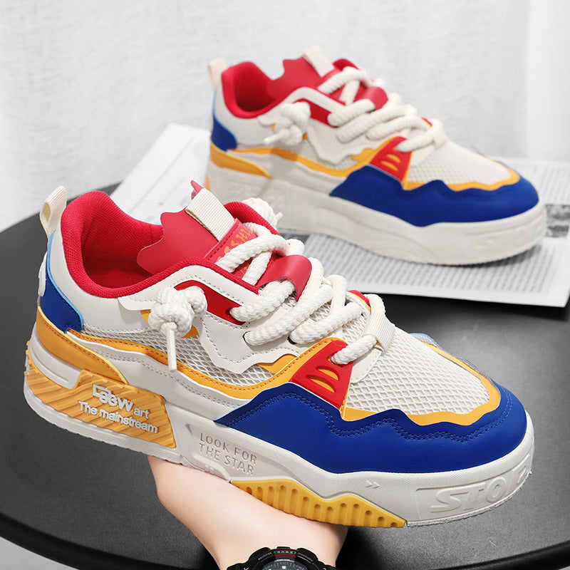 Men’s Fashion Sneakers – All-Match Casual Shoes with Soft Comfort Sole