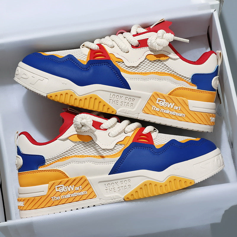 Men’s Fashion Sneakers – All-Match Casual Shoes with Soft Comfort Sole