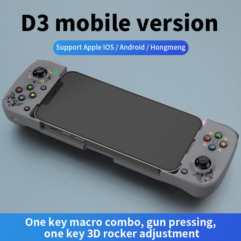 Model D3 Mobile Game Controller – Stretchable Bluetooth Gamepad for iOS & Android