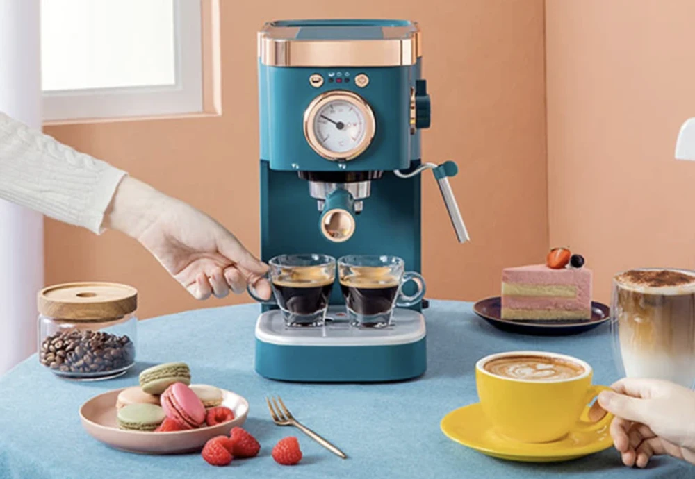 espresso maker with milk frother