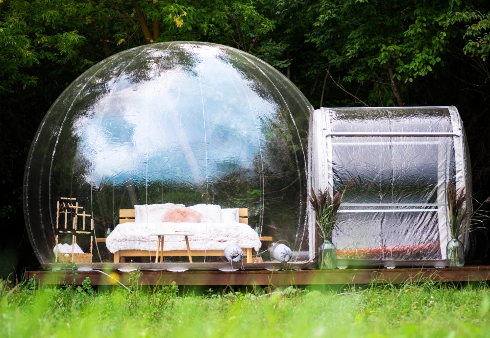 inflatable bubble tent